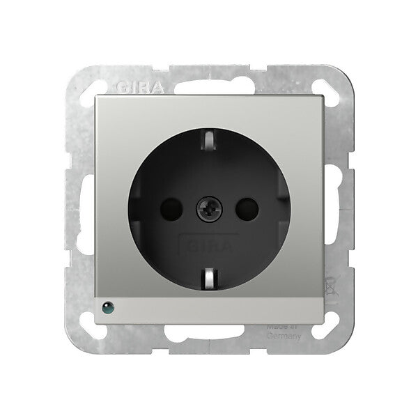 Gira Steckdose LED-Leuchte Edelstahl (lack.) 4170600